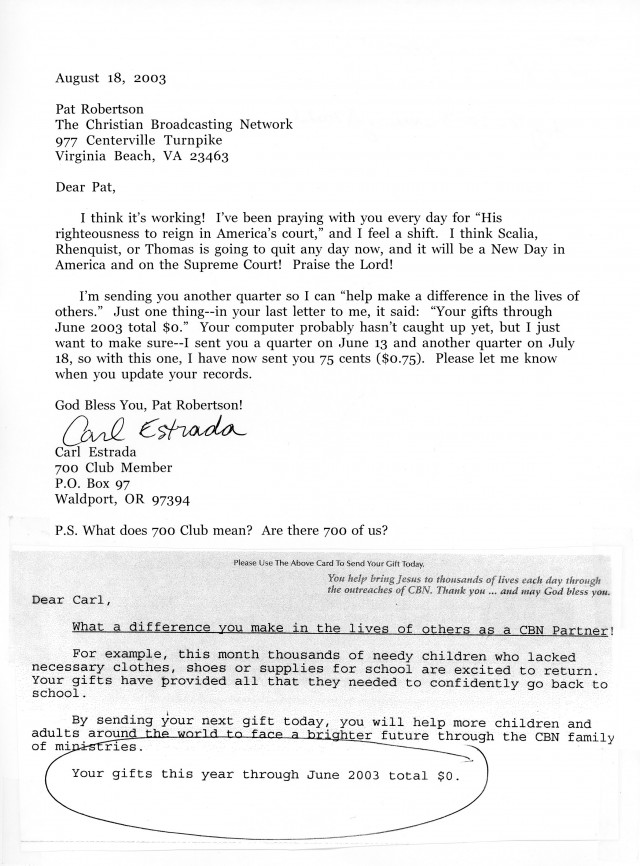 Meaning of "The 700 Club"